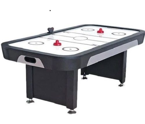 Polished Metal And Wood Made Indoor Air Hockey Table