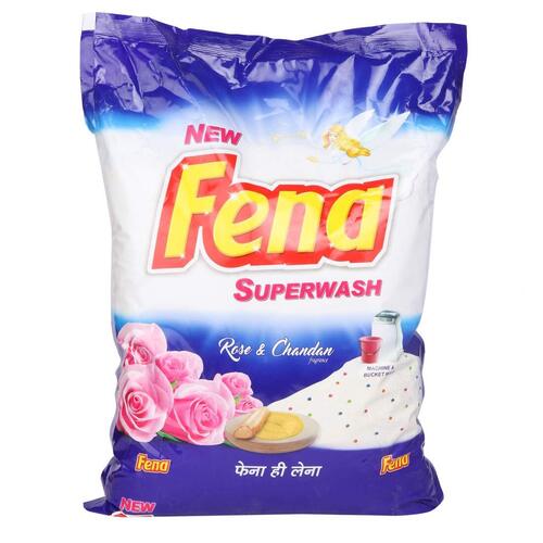 Rose And Chandan Flavour New Fena Superwash Detergent Powder