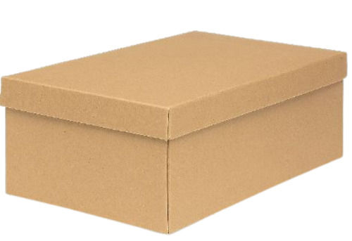 14x8x9 Inches 3 Kg Storage Capacity Rectangular Corrugated Shoe Box