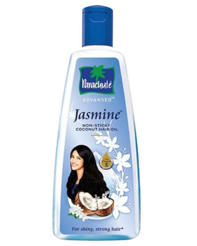 Transparent 190Ml Jasmine Fragrance Shine Non-Sticky Coconut Oil For Shiny And Strong Hair