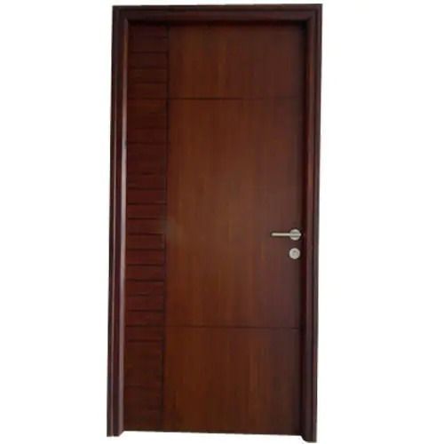 20.3 Mm Thick Rectangular Plain Solid Wooden Flush Entry Door For Interior Use
