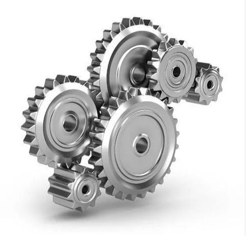 Silver Corrosion Resistant Polished Mild Steel Transmission Gears