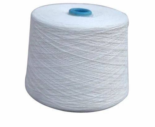 100% Cotton Double Twist Plain White Spun Yarn