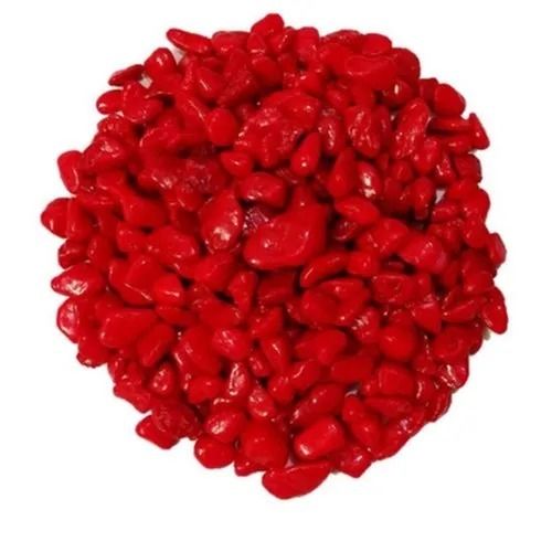 Lightweight Polished Finish Solid Natural Stone Red Pebbles For Flooring