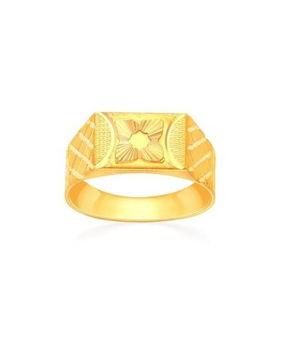 Buy Antique Plain Gold Ring With Gold Plating 215234 | Kanhai Jewels