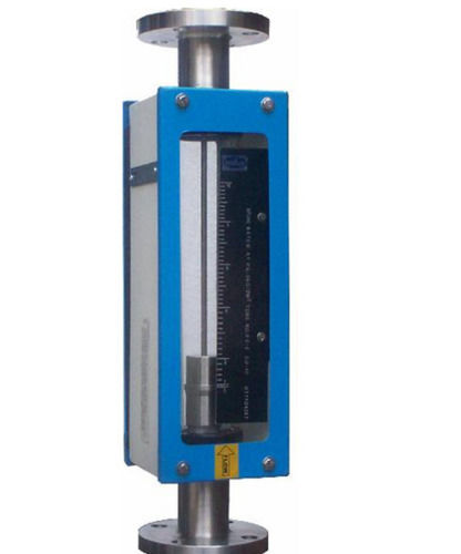 Blue And Silver 400X315X300 Mm Manual Controlled 24 Volt Dc Glass Tube Rotameter For Industrial Use 