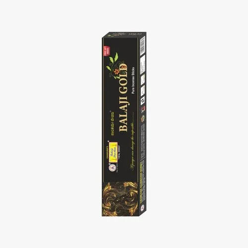 Round Natural Balaji Gold Incense Sticks For Religious