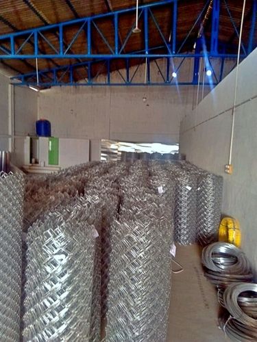 Zinc Corrosion Resistant Galvanized Diamond Chain Link Wire Mesh