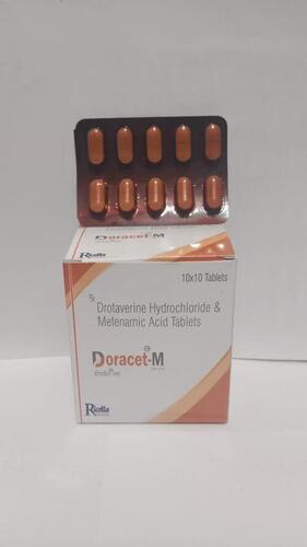 DORACET-M Drotaverine Hydrochloride And Mefenamic Acid Tablets