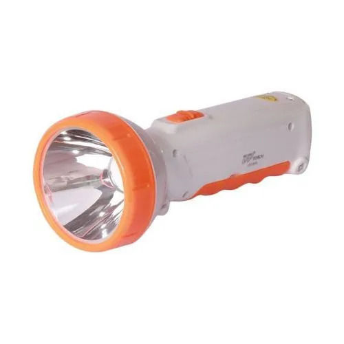 Lightweight Plastic Body Battery Started Rechargeable Led Search Light Torch