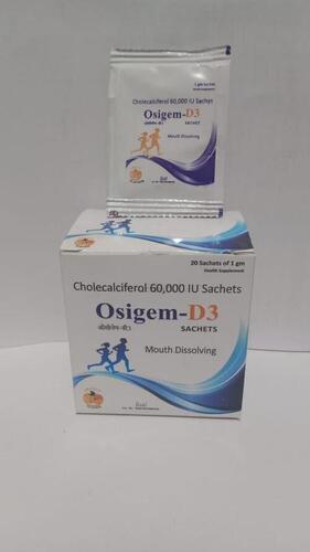 OSIGEM-D3 Cholecalciferol 60000 IU Sachet