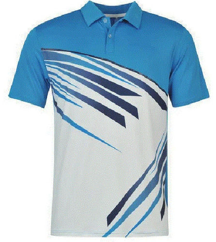Easily Washable Short Sleeves Printed Soft Cotton Polo Collared T Shirt For  Men Age Group: 18+ at Best Price in Adra