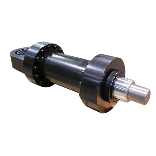 Silver Stainless Steel Body 350 Bar Pressure Hydraulic Cylinder For Industrial Use 