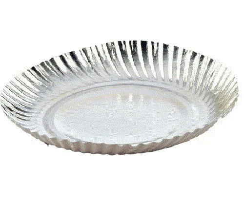 10 Inch Round Plain Machine Made Disposable Paper Plates Application: For Event And Party Supplies