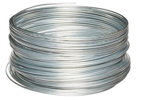 12 Gauge Galvanized Steel Material Wire For Industrial Use Size: 30 Meter