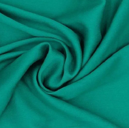 Green 20X3 Meter Non Woven Washable Plain Rayon Fabric