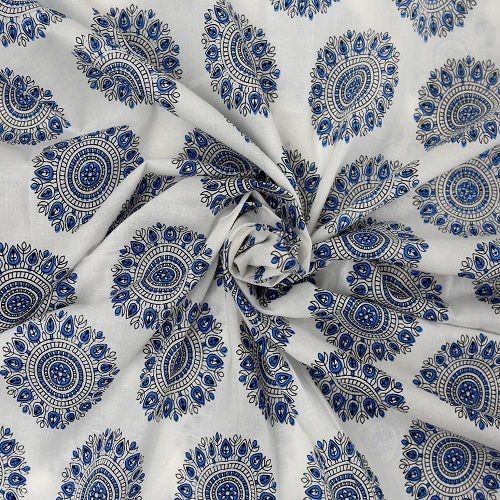 42 Inches Width Soft And Pure Printed Cotton Fabric Density: 1.54 - 1.56 Gram Per Cubic Meter (G/M3)