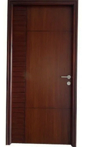 7 X 3 Feet Rectangular Plain Polished Teak Wood Flush Door Application: Industry