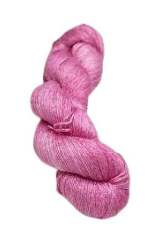 Durable Eco Friendly Pink Colored Fashion Bamboo Yarn