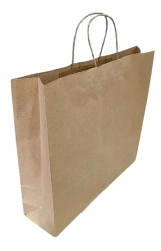 High Strength Plain Eco-Friendly Disposable Paper Rope Handle Bags For Bakeries