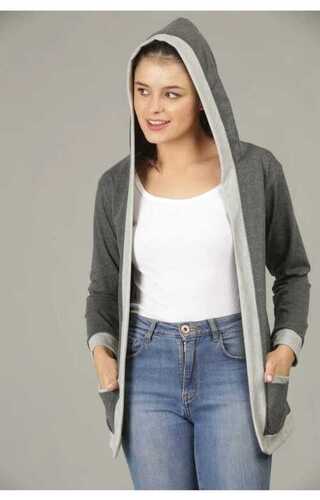 Ladies Plain Woolen Shrug For Semi Formal Use