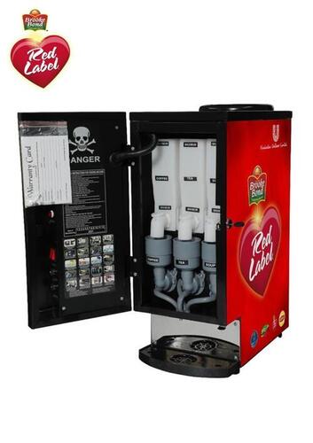 Red Label High Speed Automatic 3 Option Instant Coffee Machine Capacity: 1Kg Liter/Day