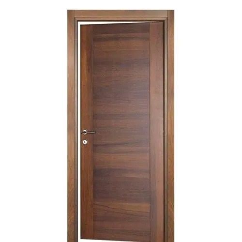 Stylish Termite Resistance Polished Plain Solid Wood Flush Door  Application: Office