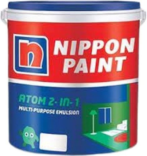 White Colored Superior Protection Paint Atom 2 In 1 Multi Purpose Emulsion Application: Wall