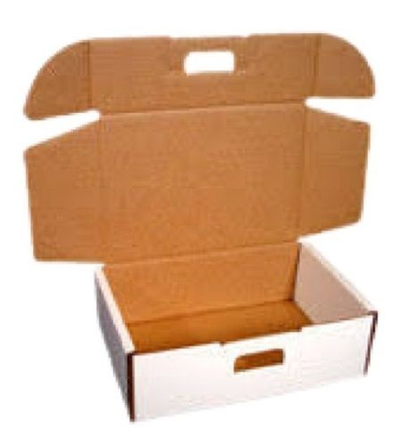 White Rectangular Shape Die Cut Boxes