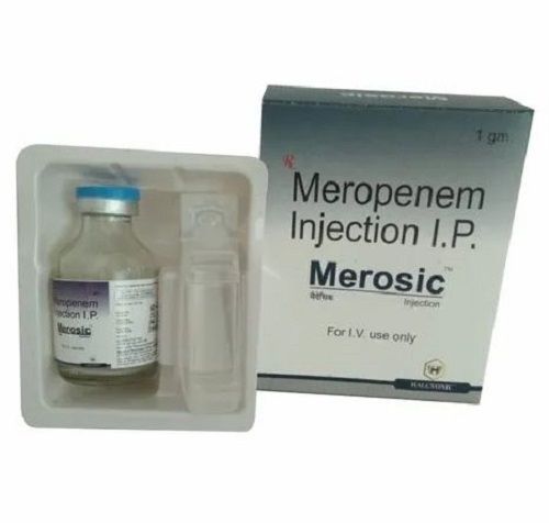 1 Gram Meropenem Injection For Treating Bacterial Infection Ingredients: 100 Mg Halcyonic