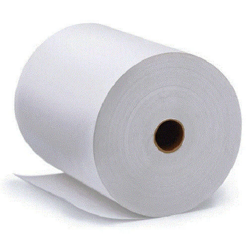 White 120 Gsm Plain Round Single Core Kraft Paper Roll