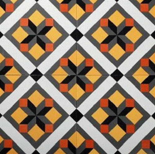 Non-Slip 16X16 Inch Square Matt Finishing Ceramic Printed Tiles 