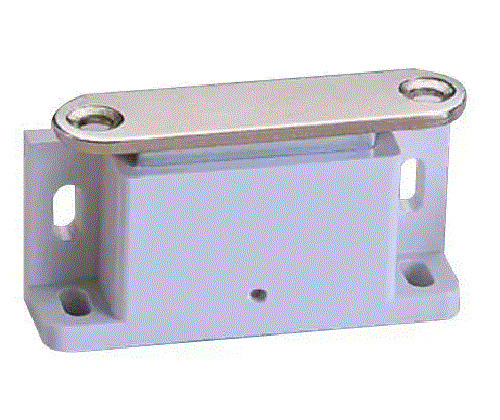 2.5 इंच आयताकार प्लास्टिक और एल्यूमीनियम चुंबकीय डोर कैचर