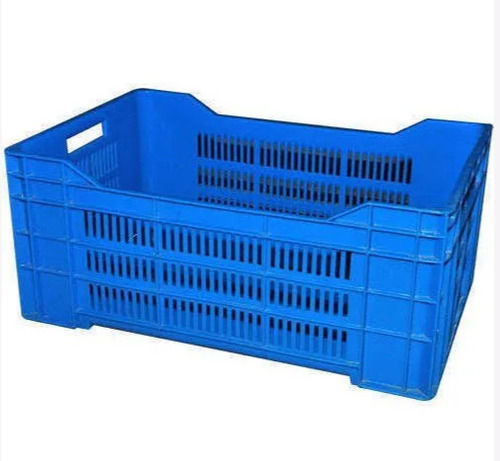 Blue 2 Kg Double Faced 2 Way Hdpe Plastic Crates For Commercial Uses