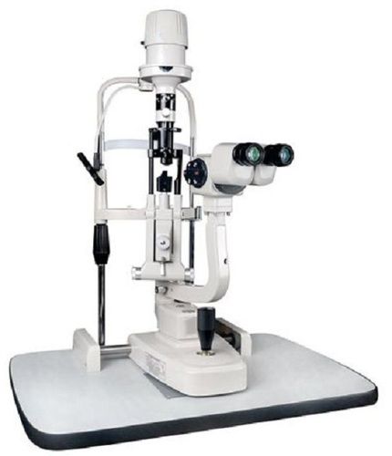 White 2 Step Slit Lamp For Eye Examination