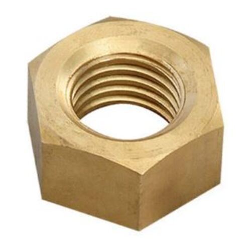 Golden 20 Mm Corrosion Resistance Durable And Lightweight Brass Hexagon Nut