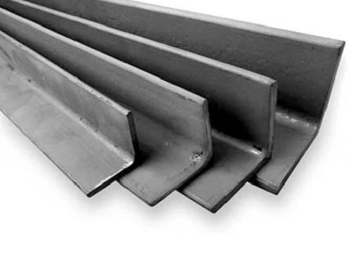 Silver 3 Mm Thick Galvanized Mild Steel Angles For Construction Purpose 