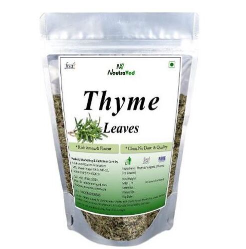 40 Gram Pure And Dried Original Taste Raw Thyme Leaves 