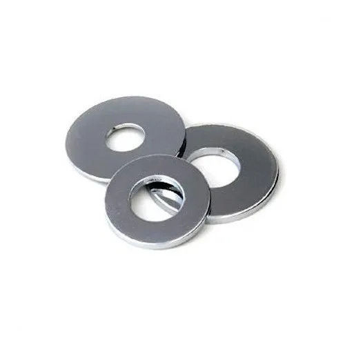 Silver 5 Mm Thick Round Corrosion Resistance Mild Steel Washer For Industrial Use 