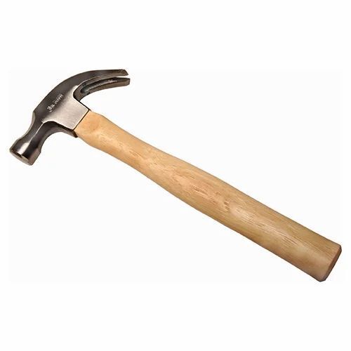 6-8 Inch Wooden Handle Stainless Steel Claw Hammer