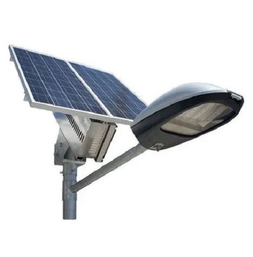 Silver And Blue 80 Watt Power Aluminium Solar Led Street Light