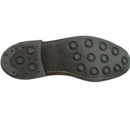 Black Footwear Rubber Shoe Sole For Industrial Use