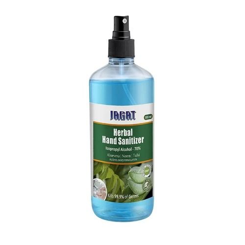 Kills 99.9% Germs Herbal Hand Sanitizer With Aloe Vera Neem And Tulsi  Age Group: Suitable For All Ages