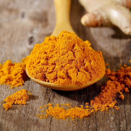 Light Yellow Dried Turmeric Loose Powder For Cooking Usage Grade: A