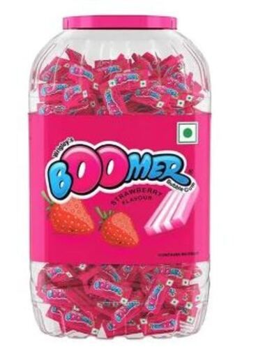Pack Of 200 Pieces Strawberry Flavored Chewing Gum 