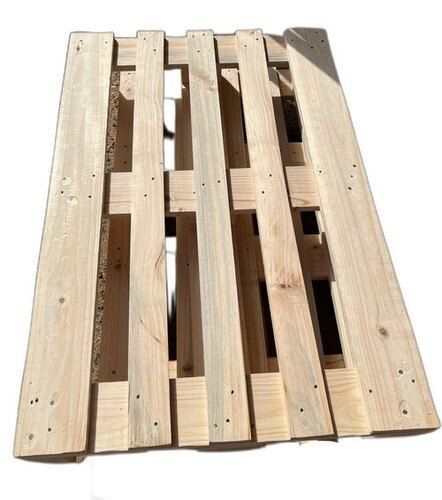 Rectangular Natural Wooden Pallets For Shipping And Racking