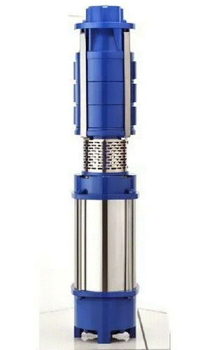 Silver Single Phase Stainless Steel Borewell Electric Submersible Pump