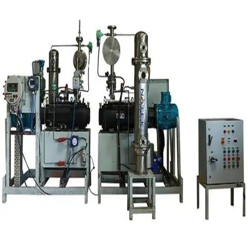 Single Stage Dry Screw Vacuum Pump System With Condenser