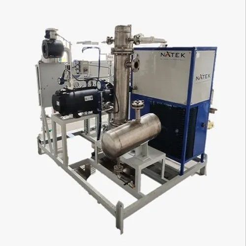 Three Phase Dry Screw Vacuum Pump System With Condenser And Chiller