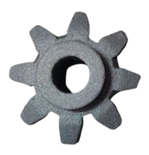 Grey 1.2 Kilograms 8 Teeth 5 Inches Round Matte Finished Cast Iron Gear Wheel